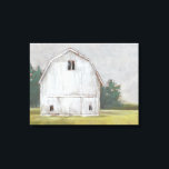 Impressão Em Tela Rustic Barn<br><div class="desc">Rustic Barnyard I de Ethan Harper. Um celeiro rústico branco num campo com árvores.</div>