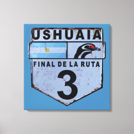 Impressão Em Tela Ruta 3 Ushuaia Patagonia