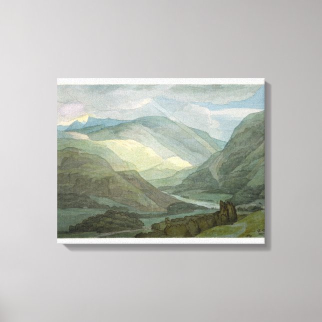 Impressão Em Tela Rydal Water, 1786 (c/c) (Frente)