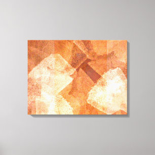 Impressão Em Tela Sabor de laranja Abstrato Art