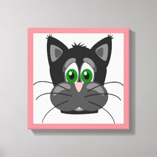 IMPRESSÃO EM TELA SAD CAT
