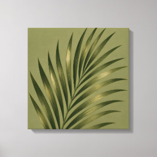 Impressão Em Tela Sage Palm Serenidade Minimalista 