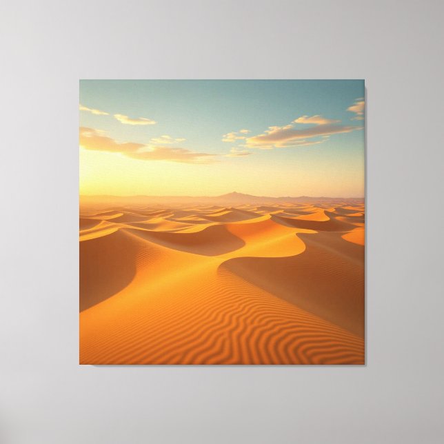 Impressão Em Tela Sahara – Das endlose Meer aus Sand (Frente)