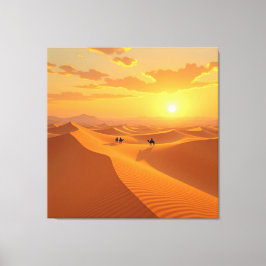 Impressão Em Tela Sahara – Das endlose Meer aus Sand