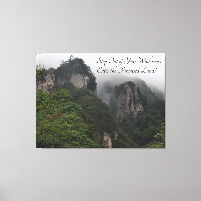 Impressão Em Tela "Saia da sua natureza selvagem" em um (Frente)