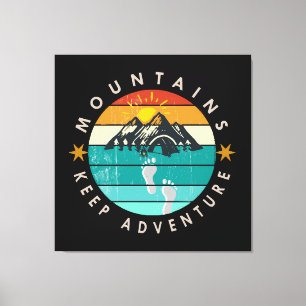 Impressão Em Tela Sair do lado de fora aventura de manutenção