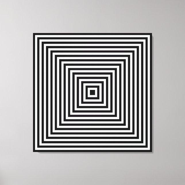 Impressão Em Tela Sala branca do Kalidascope (Frente)