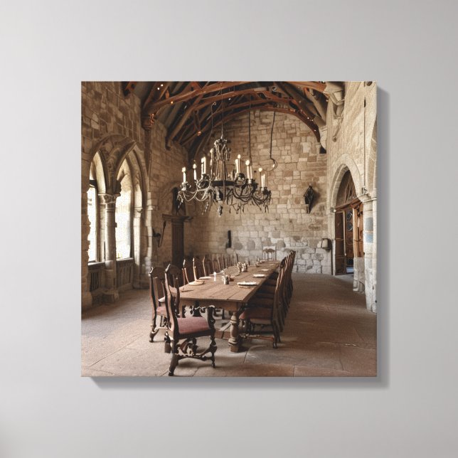 Impressão em tela (Sala de Jantar do Castelo) (Frente)