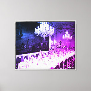 Impressão Em Tela Sala de jantar do palácio Hofburg Viena Áustria Vi