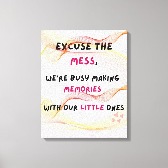 Impressão Em Tela Sala de Vida Engraçado Arte de Muro (Frente)