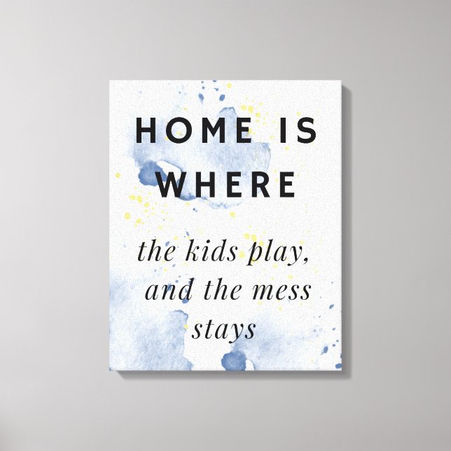 Impressão Em Tela Sala de Vida Engraçado Arte de Muro (Frente)