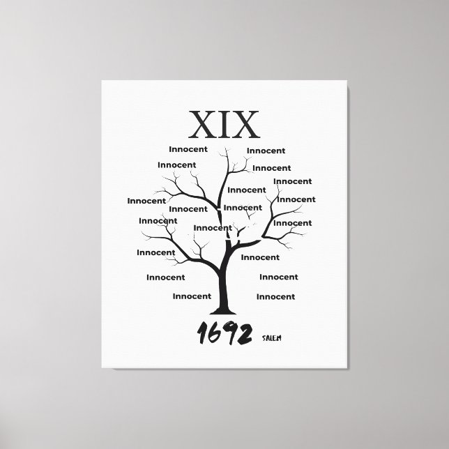 Impressão Em Tela Salem Witch Memorial (Frente)