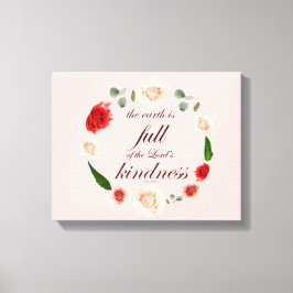 Impressão Em Tela Salm 33, Bondade do Cheio, Botânica