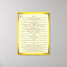 Impressão Em Tela Salmo 91