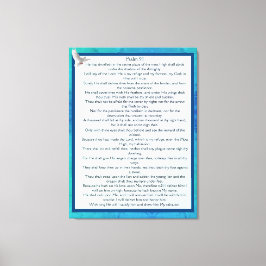 Impressão Em Tela Salmo 91