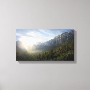 Impressão Em Tela Salto do Vale do Yosemite do Ponto de Inspiração