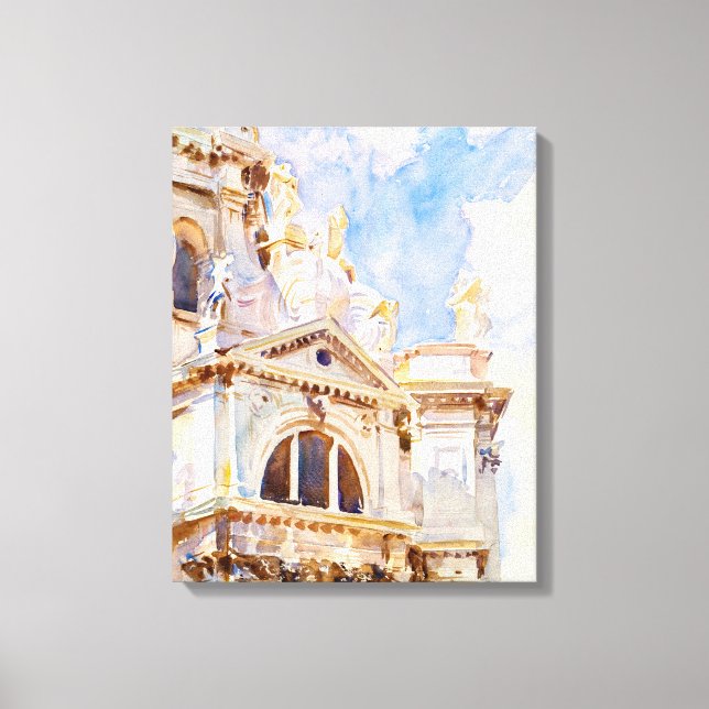 Impressão Em Tela Salute, Veneza por John Singer (Frente)