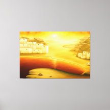 "Salvação" - Médio Oriente, Pintura Sunset Orient
