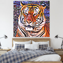 Impressão Em Tela Salve Os Tigres