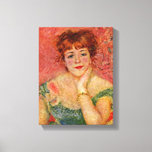 Impressão Em Tela Samary-retrato de Pierre-Auguste Renoir - de