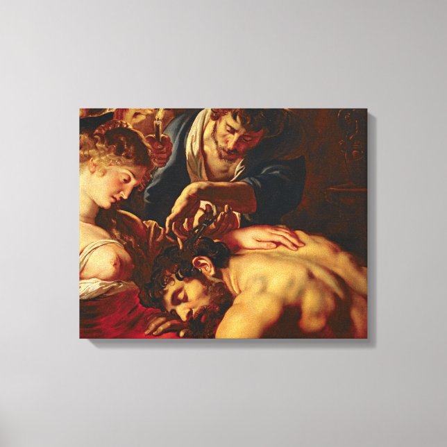 Impressão Em Tela Samson e Delilah, c.1609 (Frente)