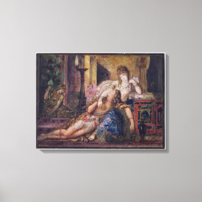Impressão Em Tela Samson e Delilah (c/c) (Frente)