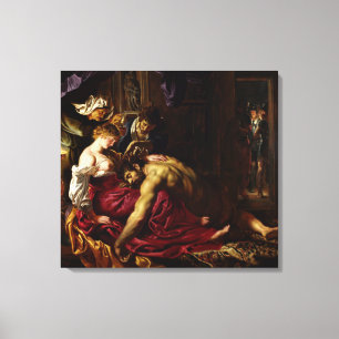 Impressão Em Tela Samson e Delilah por Peter Paul Rubens