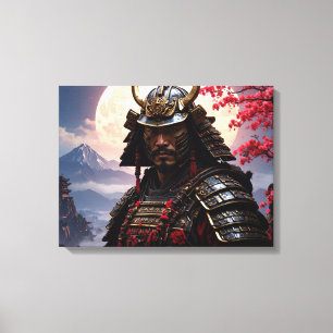 Impressão Em Tela Samurai