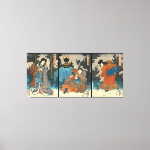 Impressão Em Tela Samurai 1847 de Kabuki