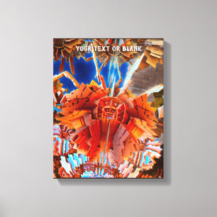 Impressão Em Tela Samurai digital