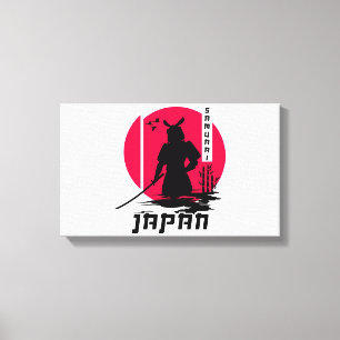 Impressão Em Tela Samurai Japan Ninja