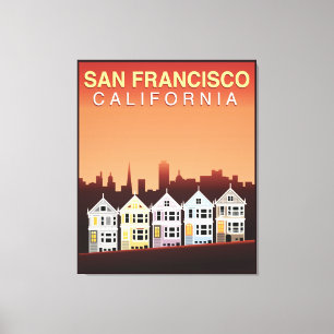Impressão Em Tela San Francisco, CA as senhoras pintadas