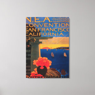 Impressão Em Tela San Francisco, convenção de CaliforniaN.E.A.