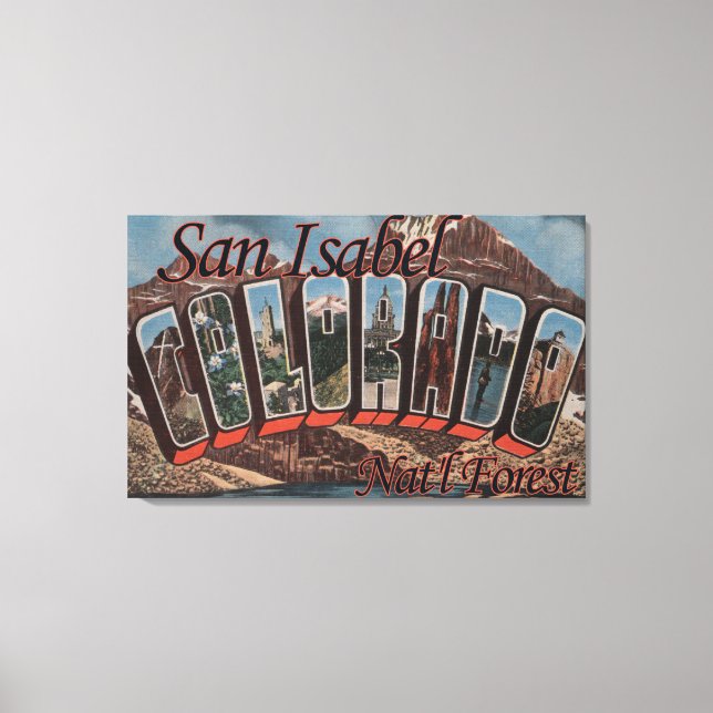 Impressão Em Tela San Isabel Nat'l Forest, Colorado (Frente)