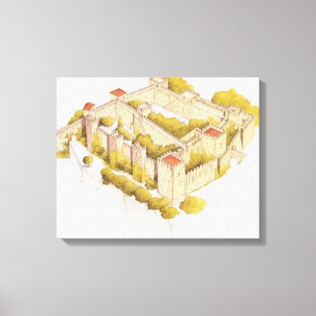 Impressão Em Tela San Jorge Castle. Lisboa Portugal (Frente)