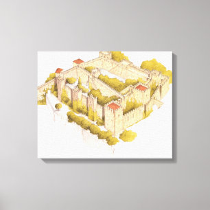 Impressão Em Tela San Jorge Castle. Lisboa Portugal