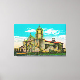 Impressão Em Tela San Luis da missão, Rey de FranciaOceanside, CA