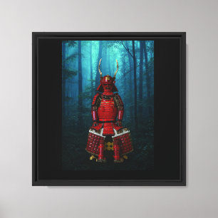 Impressão Em Tela Sanada Yukimura Armadura Tela 12x12 Impressão