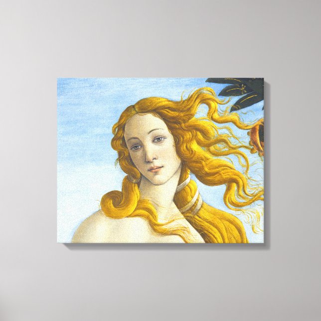 Impressão Em Tela Sandro Botticelli - Nascimento do Fechamento de Vê (Frente)