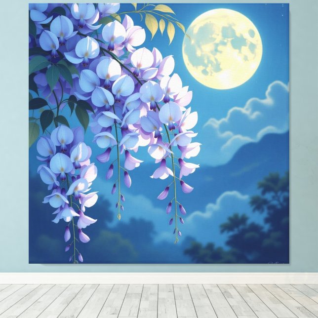 Impressão Em Tela „Sanftes Blütenlicht – Magischer Frühlingsmoment“ (Insitu(piso de madeira))