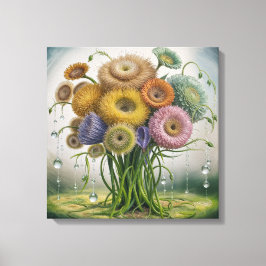 Impressão Em Tela Sangue do Jardim Whimsico