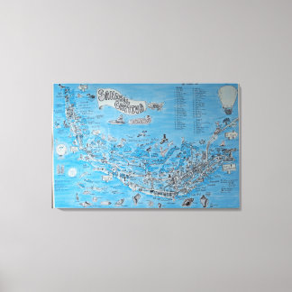 IMPRESSÃO EM TELA SANIBEL CAPTIVA ISLAND FLORIDA