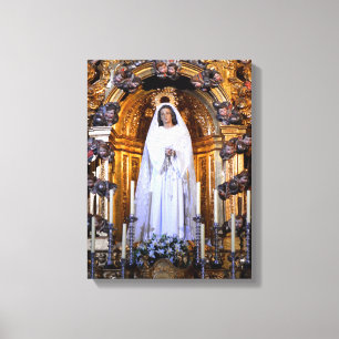 Impressão Em Tela Santa Mãe Maria