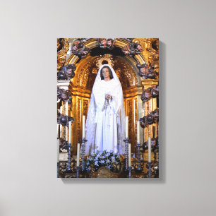 Impressão Em Tela Santa Mãe Maria