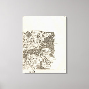 Impressão Em Tela Santo Hubert