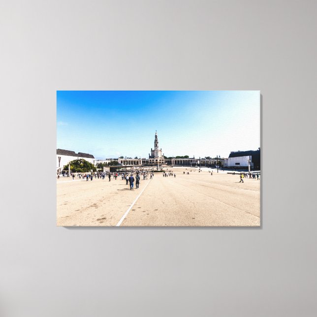 Impressão Em Tela Santuário de Fátima (Frente)