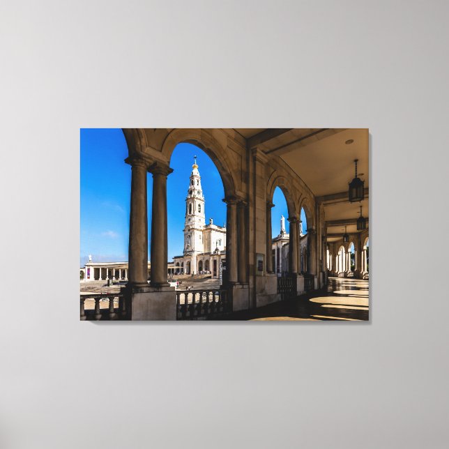 Impressão Em Tela Santuário de Fátima (Frente)