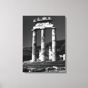 Impressão Em Tela Santuário do templo de Atenas Tholos, Grécia de Vi