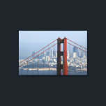 Impressão Em Tela São Francisco viu através da ponte Ouro Gate.<br><div class="desc">AssetID: 119949283 / {Cara Vanderelst} / San Francisco visto através da ponte Ouro Gate.</div>