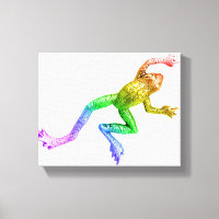 Sapo colorido arco-íris de SlipperyJoe renderizado